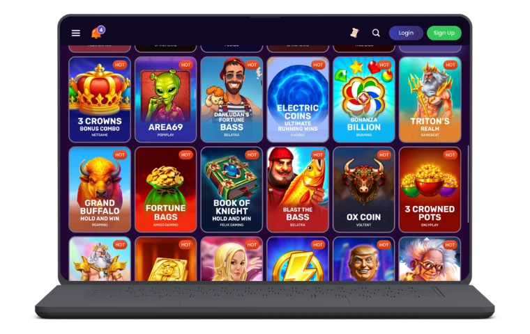 Spinando Casino site
